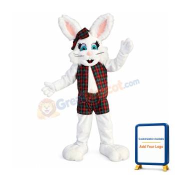 Super Lovely Bunny Mascot Costume