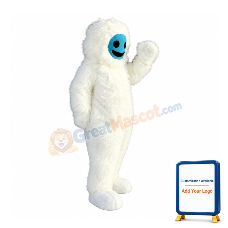 New Yeti Mascot Costume