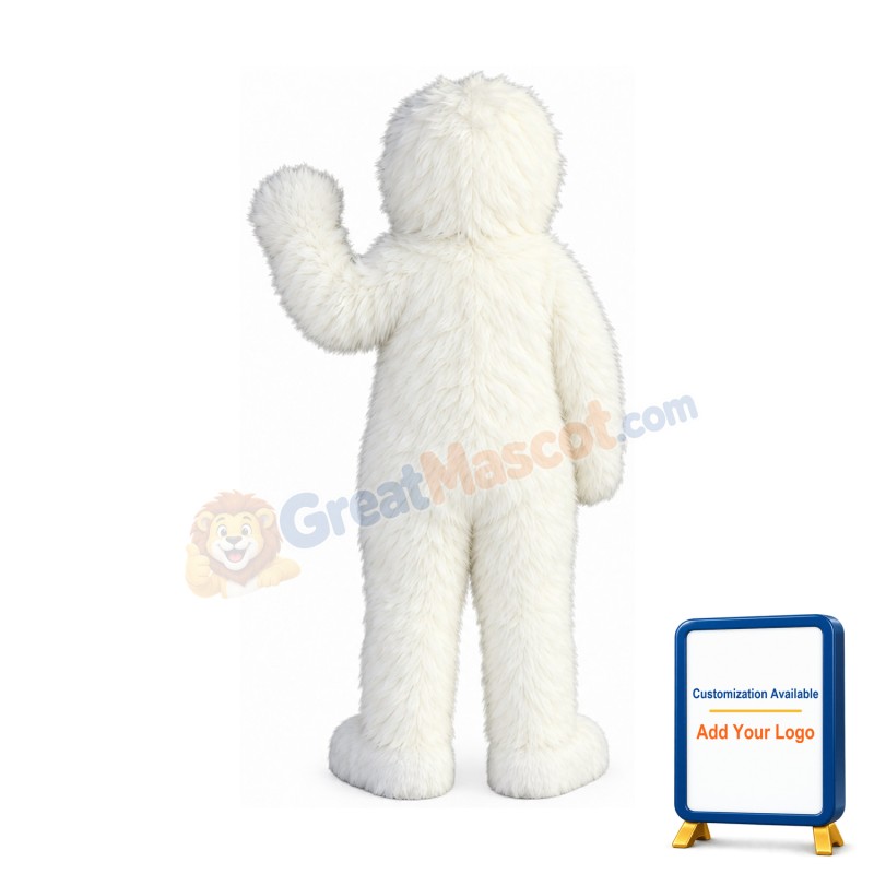 New Yeti Mascot Costume