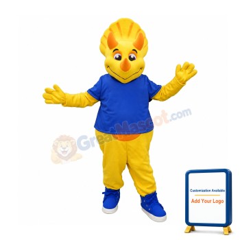 Triceratops Mascot Costume