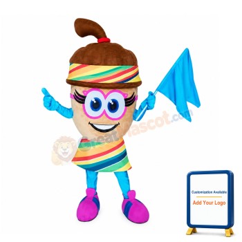 Beautiful Acorn Mascot Costume