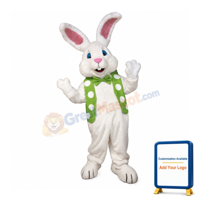 Super Cute White Rabbit Mascot Costume