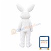 All White Bunny Mascot Costume