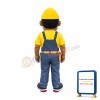 Professional Builder Mascot Costume