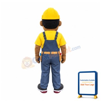Professional Builder Mascot Costume