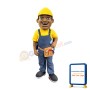 Professional Builder Mascot Costume