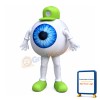 Eyeball Mascot Costume