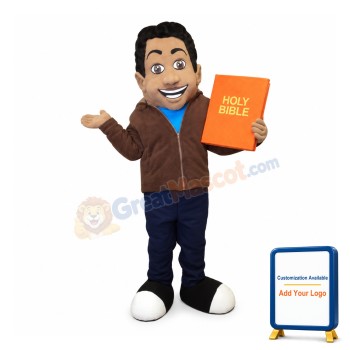 Church Boy Mascot Costume