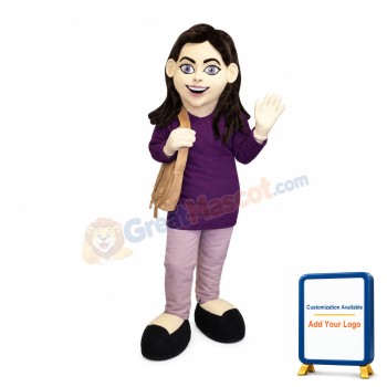 Church Girl Mascot Costume