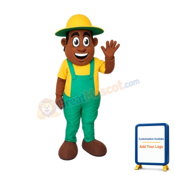 Happy Farmer Mascot Costume
