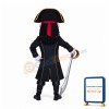 Pirate Captain Mascot Costume