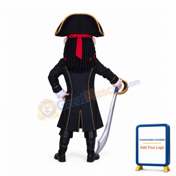Pirate Captain Mascot Costume