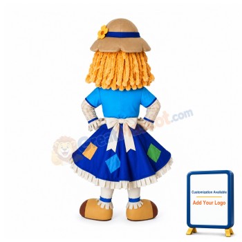 Female Scarecrow Mascot Costume