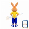 College Happy Bunny Mascot Costume