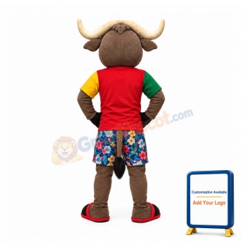 College Buffalo Mascot Costume
