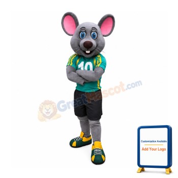 Sport College Mouse Mascot Costume