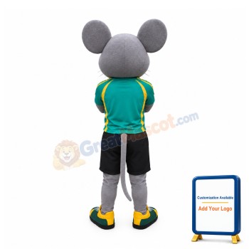 Sport College Mouse Mascot Costume