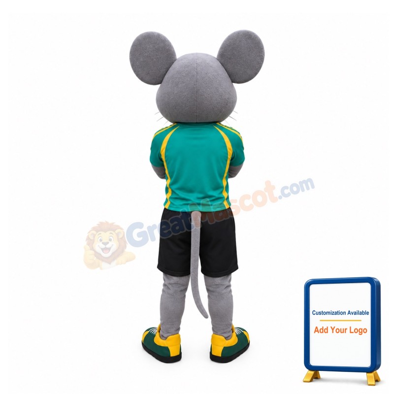 Sport College Mouse Mascot Costume
