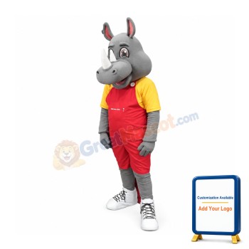 Sport College Rhino Mascot Costume