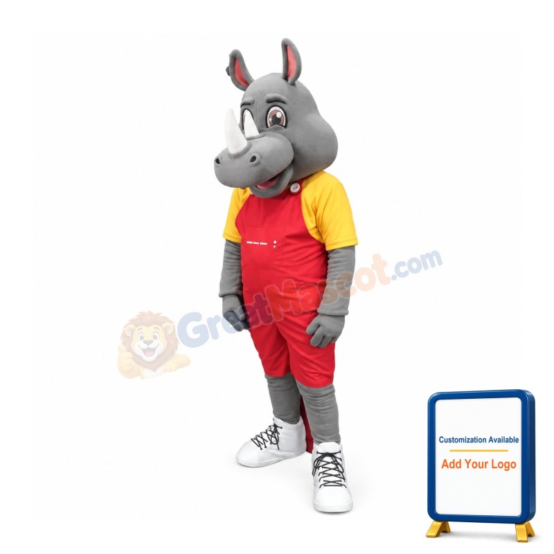 Sport College Rhino Mascot Costume