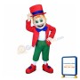 Red Leprechaun Mascot Costume