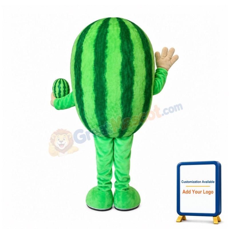 Happy Watermelon Mascot Costume