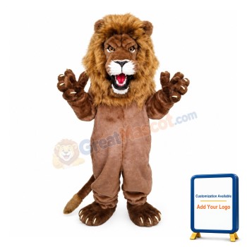 Fierce Deluxe Lion Mascot Costume