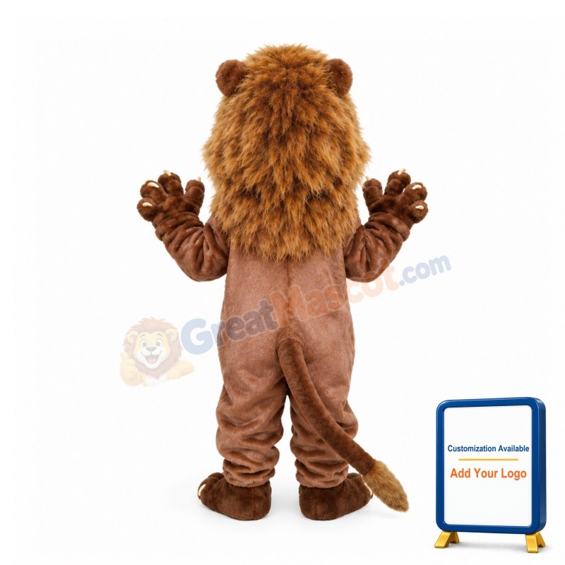 Fierce Deluxe Lion Mascot Costume