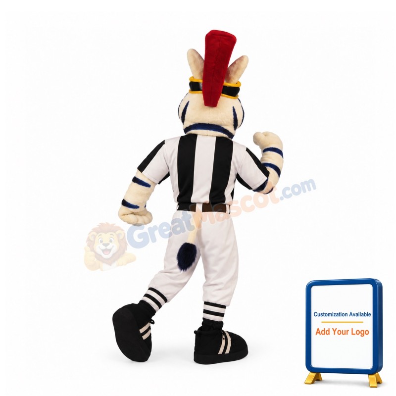 College Sport Zebra Mascot Costume