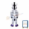 Kind Zebra Mascot Costume