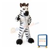 Power Muscular Zebra Mascot Costume
