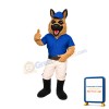 Professional Police Dog Mascot Costume