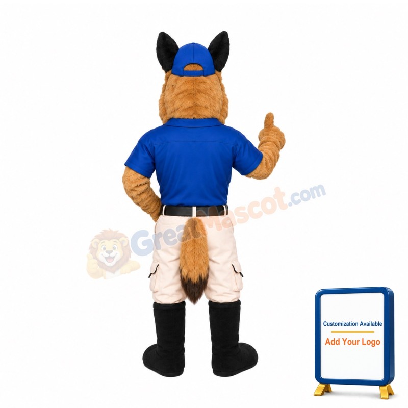 Professional Police Dog Mascot Costume