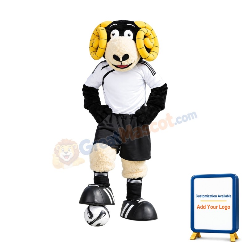 Friendly Sport Ram Mascot Costume