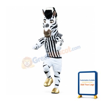 Sport Zebra Mascot Costume