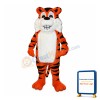 Smiling Tiger Mascot Costume