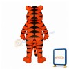 Smiling Tiger Mascot Costume