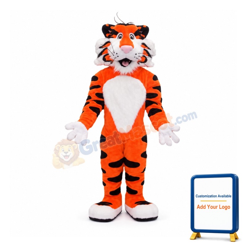 Super Cute Tiger Mascot Costume