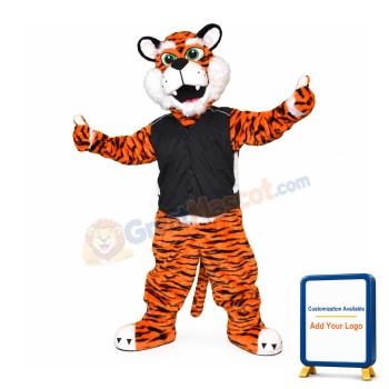 College Sport Tiger Mascot Costume