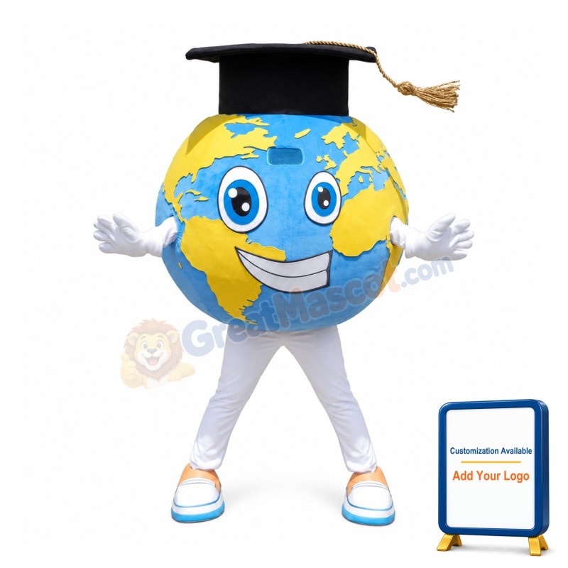 Globe World Map Mascot Costume