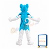 Blue & White Husky Dog Mascot Costume