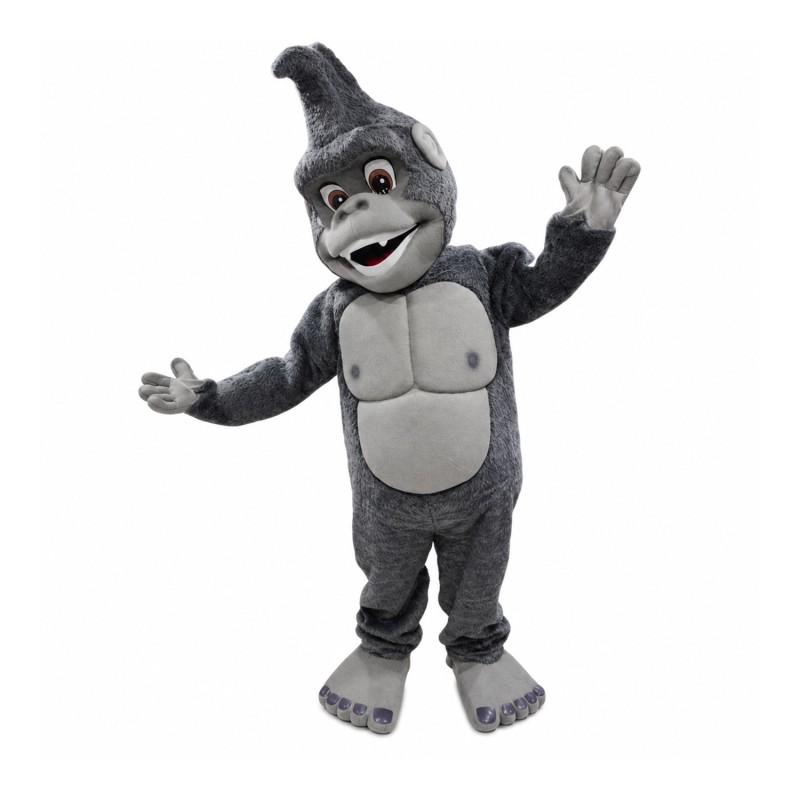 Friendly Gorilla Mascot Costume