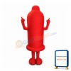 Red Condom Mascot Costume