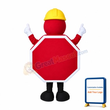 Stop Sign Mascot Costume
