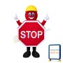 Stop Sign Mascot Costume