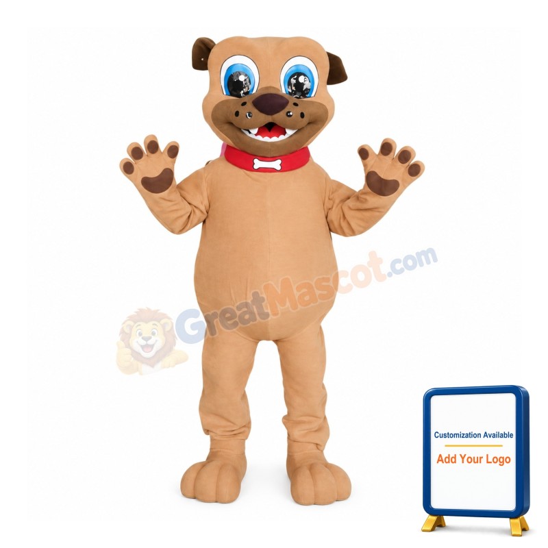 Brown Puppy Dog Mascot Costume