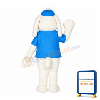 White Puppies Dog Mascot Costume