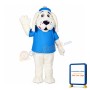 White Puppies Dog Mascot Costume