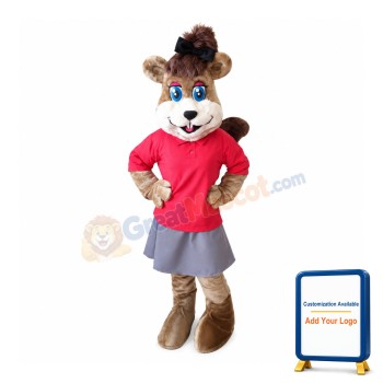 Squirrel Girl Mascot Costume