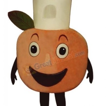 Baker Peach Mascot Costume